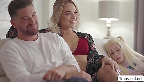 This horny babe sucks and rides a big dick like a true slut