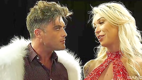 Big tits and deep throat teen babe on top of a guy